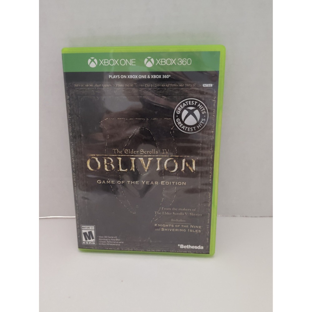 The Elder Scrolls IV Oblivion Game of the Year Edition Xbox 360 Xbox One 2-Disc